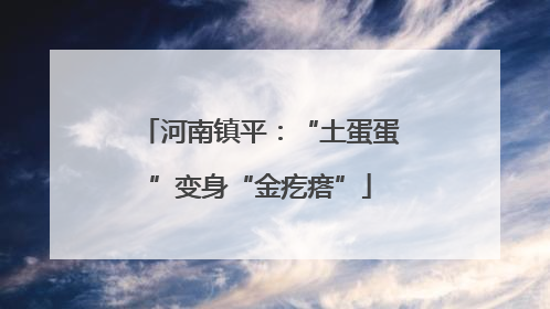 河南镇平:“土蛋蛋”变身“金疙瘩”