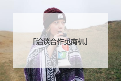 洽谈合作觅商机