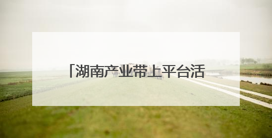 湖南产业带上平台活动走进怀化 现场意向签约超2000万元
