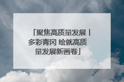 聚焦高质量发展丨多彩青冈 绘就高质量发展新画卷