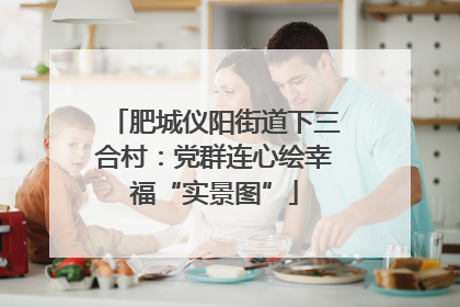 肥城仪阳街道下三合村：党群连心绘幸福“实景图”