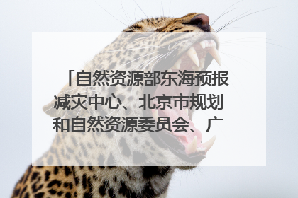 自然资源部东海预报减灾中心、北京市规划和自然资源委员会、广东省林业系统等正在招聘｜招聘信息
