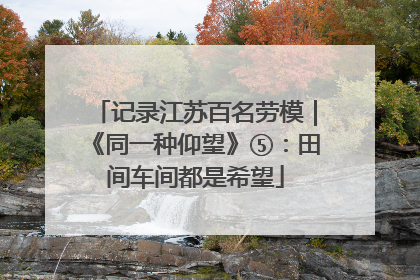 记录江苏百名劳模｜《同一种仰望》⑤：田间车间都是希望