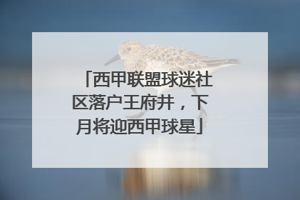 西甲联盟球迷社区落户王府井，下月将迎西甲球星