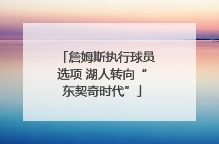 詹姆斯执行球员选项 湖人转向“东契奇时代”