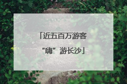 近五百万游客“嗨”游长沙