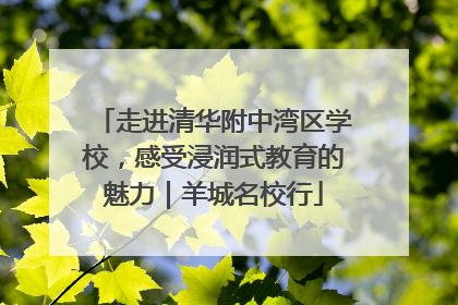 走进清华附中湾区学校，感受浸润式教育的魅力｜羊城名校行