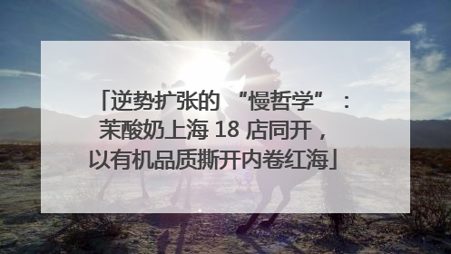 逆势扩张的 “慢哲学”：茉酸奶上海 18 店同开，以有机品质撕开内卷红海
