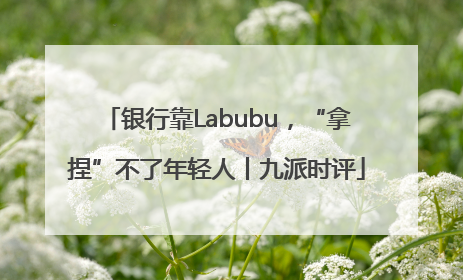 银行靠Labubu，“拿捏”不了年轻人丨九派时评