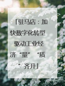 驻马店：加快数字化转型 驱动工业经济“量”“质”齐升
