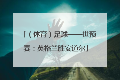（体育）足球——世预赛：英格兰胜安道尔
