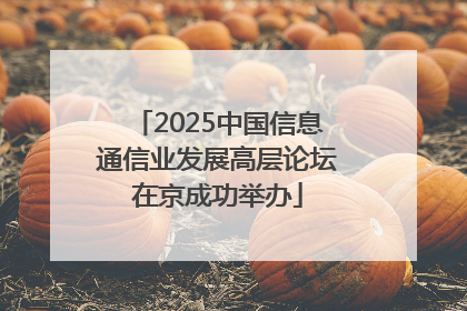 2025中国信息通信业发展高层论坛在京成功举办