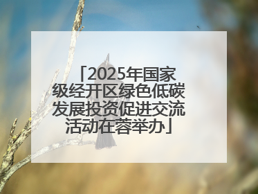 2025年国家级经开区绿色低碳发展投资促进交流活动在蓉举办