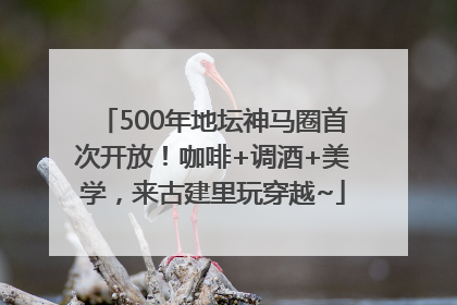 500年地坛神马圈首次开放！咖啡+调酒+美学，来古建里玩穿越~