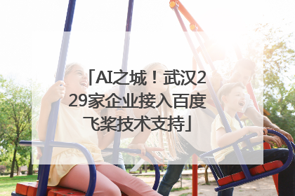 AI之城！武汉229家企业接入百度飞桨技术支持